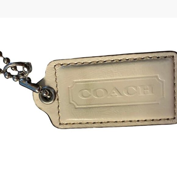 Coach Signature Bag with Cream Stripe Vintage EUC - Picture 8 of 8